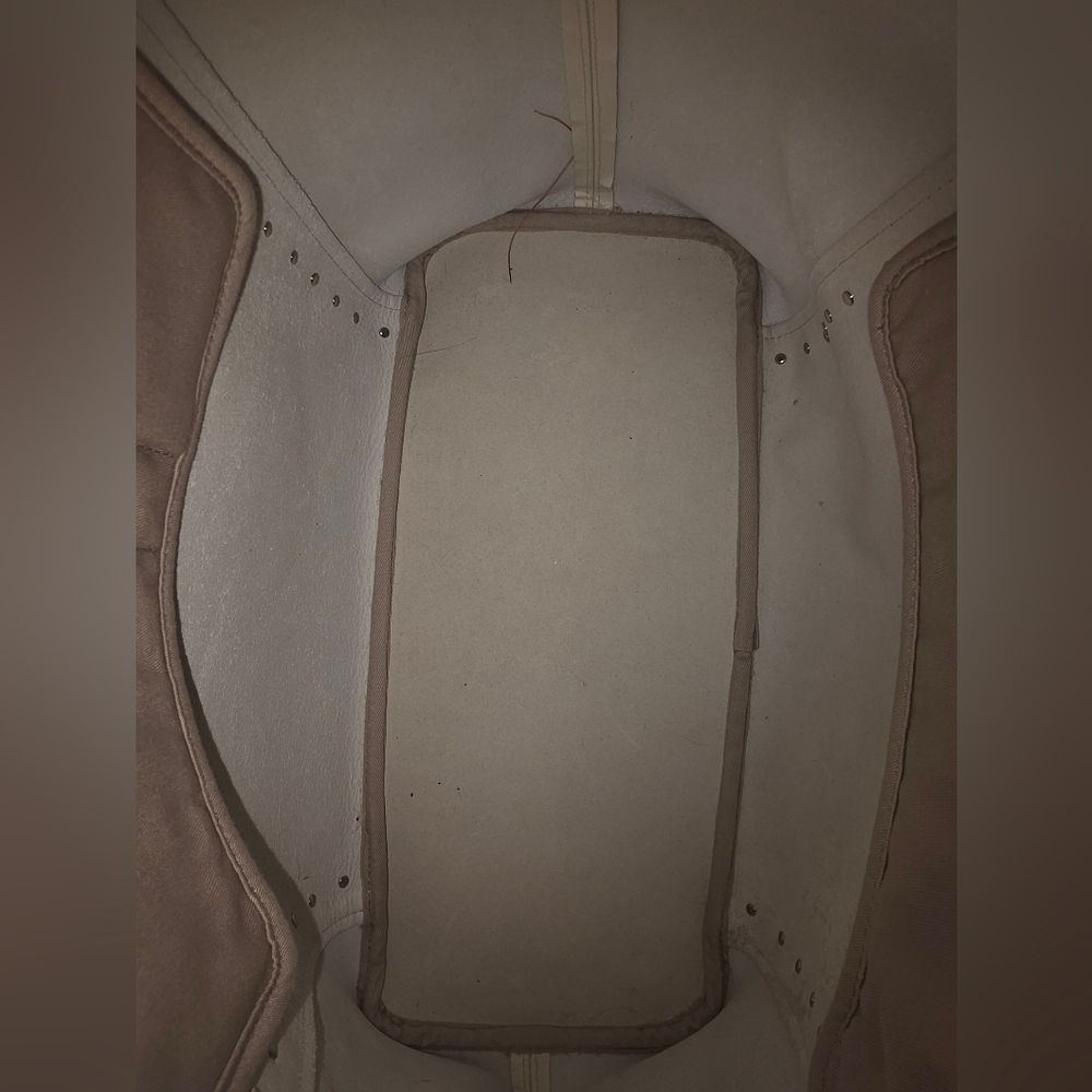 Coach Tan and Cream Women's Tote Bag - Picture 8 of 12